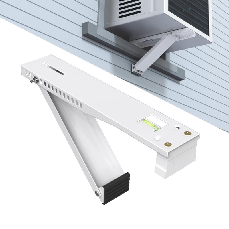 Air Jade Window Air Conditioner Bracket, Up to 85 lbs, Designed to Fit 5,000 to 12,000 BTU Sized Small Unit, Light Duty Universal AC Support Brackets (S) - Image 1
